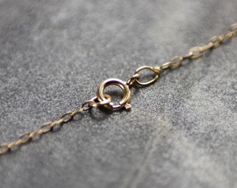 Solid Dainty 9ct Yellow Gold Trace Chain, Additional Necklace, Chain Only, 16 inch, 18 inch, 20- inch, spare necklace