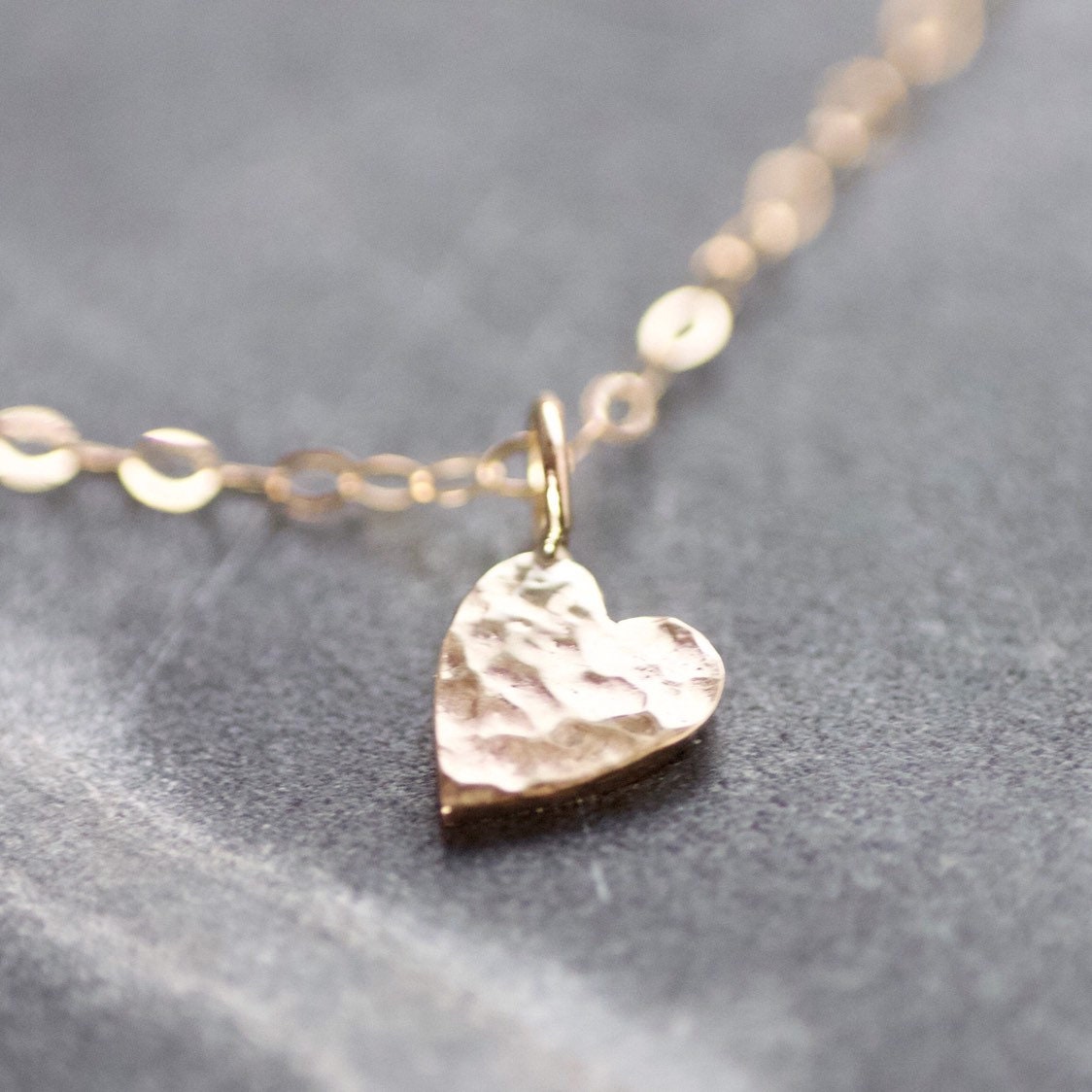 Recycled Solid 9ct Yellow Gold Heart 