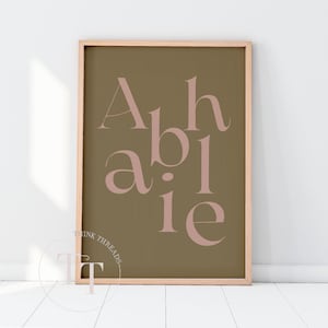Abhaile | Home | Irish Poster | Irish Saying | Wall art | Bedroom, Living Room Art Print