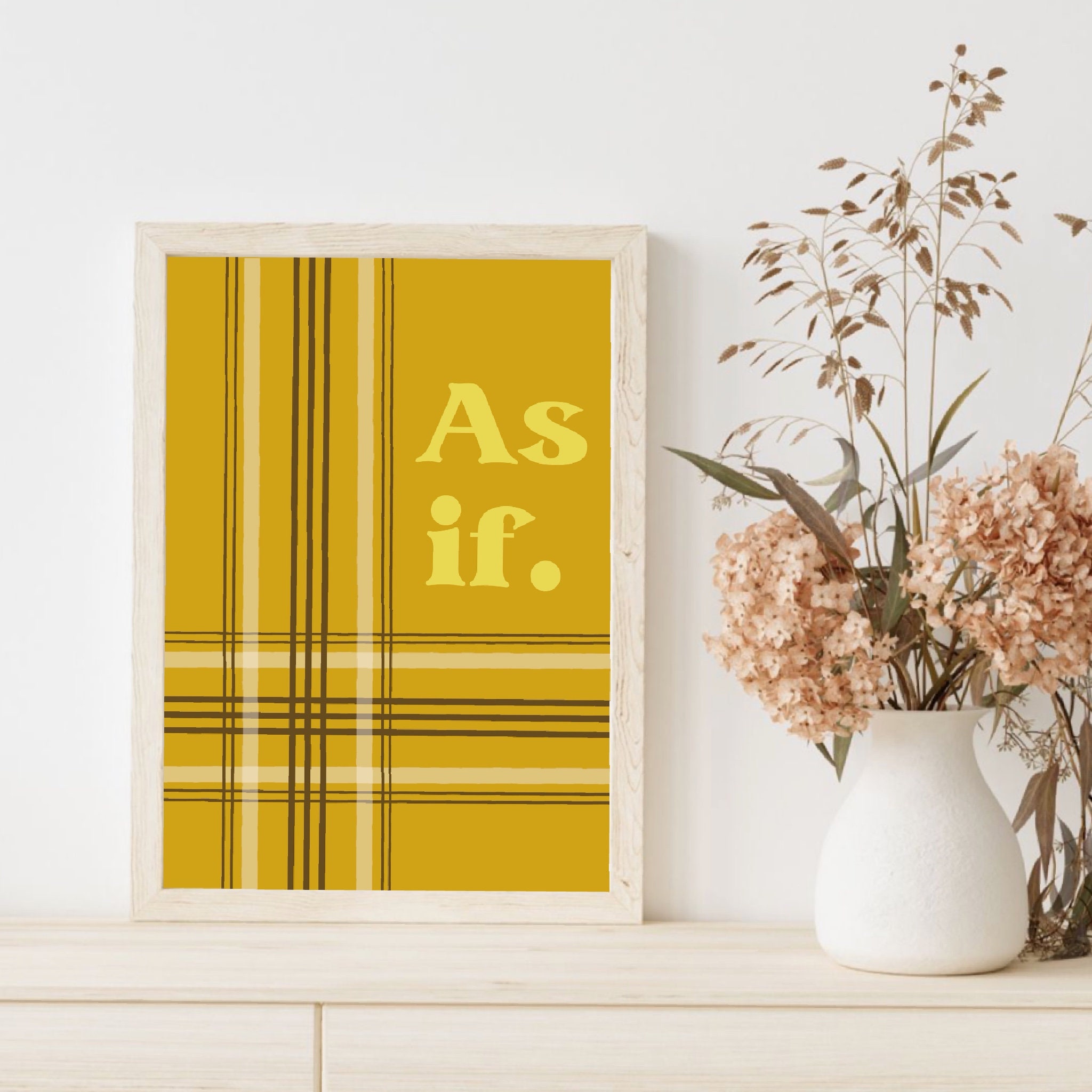 Clueless Movie Poster| Clueless Cher Poster | A4/A3 | Whatever | Iconic 90s Movie Vintage Film Quote Print | Classic Wall Art Home Decor