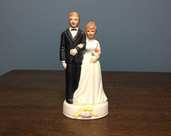 vintage wedding cake toppers