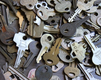 Vintage Keys Mystery Lot of 10 or 25