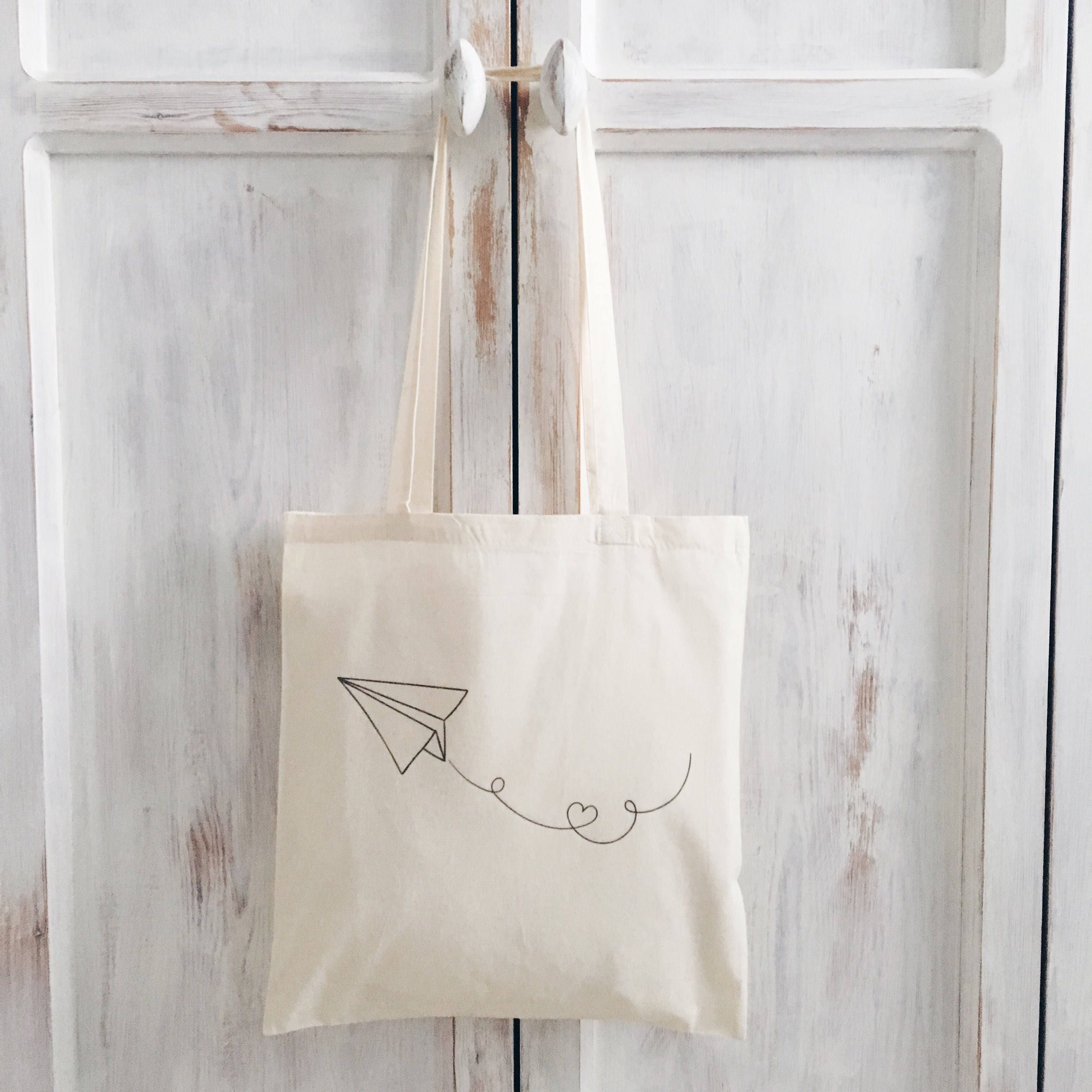 plane tote bag