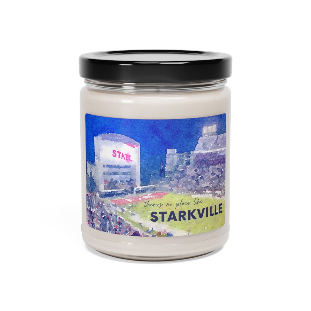 Watercolor Starkville Mississippi State Scented Soy Candle, 9oz Etsy