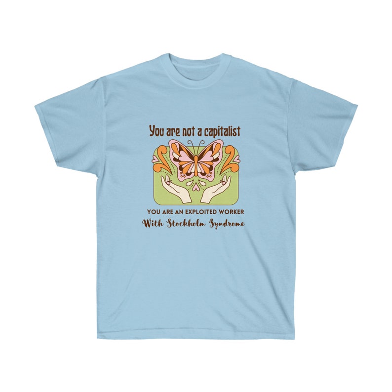Antykapitalizm Unisex Ultra Cotton Tee zdjęcie 9
