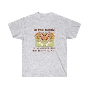 Antykapitalizm Unisex Ultra Cotton Tee zdjęcie 6