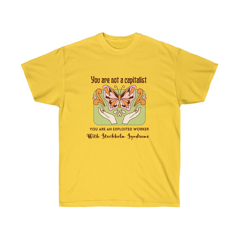 Antykapitalizm Unisex Ultra Cotton Tee zdjęcie 8
