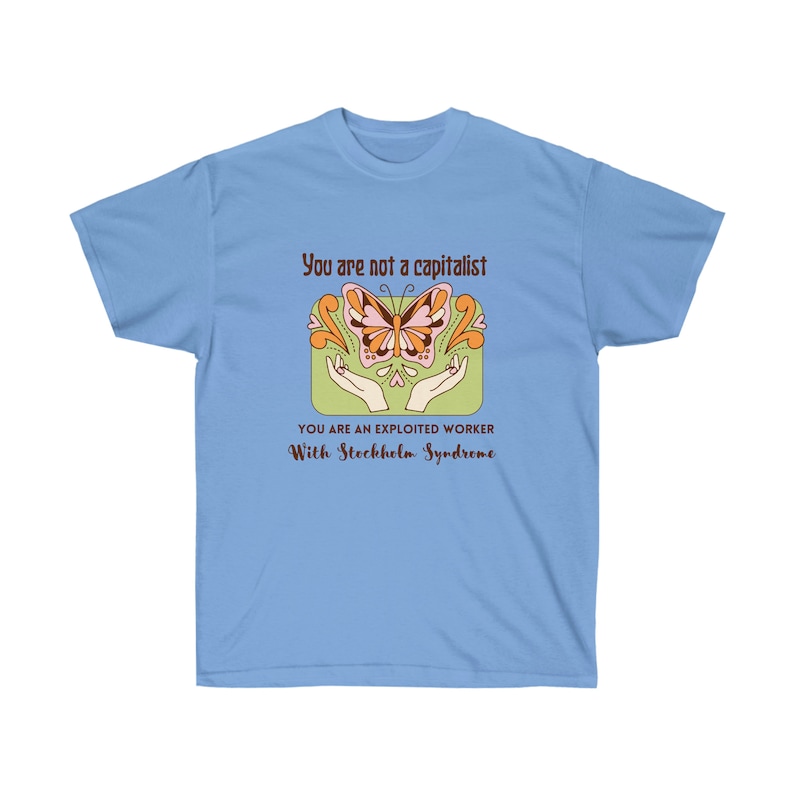 Antykapitalizm Unisex Ultra Cotton Tee zdjęcie 7
