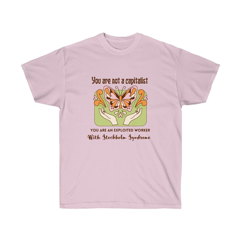 Antykapitalizm Unisex Ultra Cotton Tee zdjęcie 5