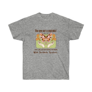 Antykapitalizm Unisex Ultra Cotton Tee zdjęcie 10