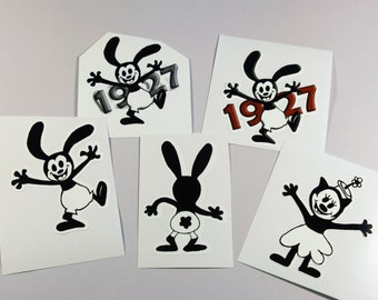 オズワルドとオルテンシアのステッカー | クラシックディズニー