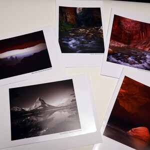 Landschaftsfotos von Southern/Central Utah Natl Parks - Zion, Arches & Canyonlands + Bonus - 6Er Set BlankoKarten von John L. Hampton