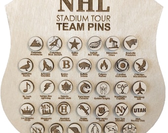 NHL Team Pins | Hockey Stadium Tour