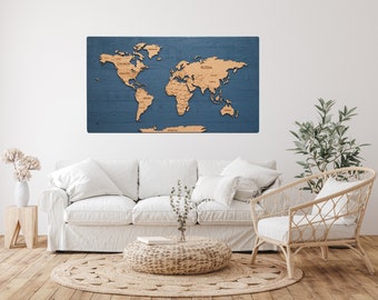 Push Pin Travel Map - 44" x 24"