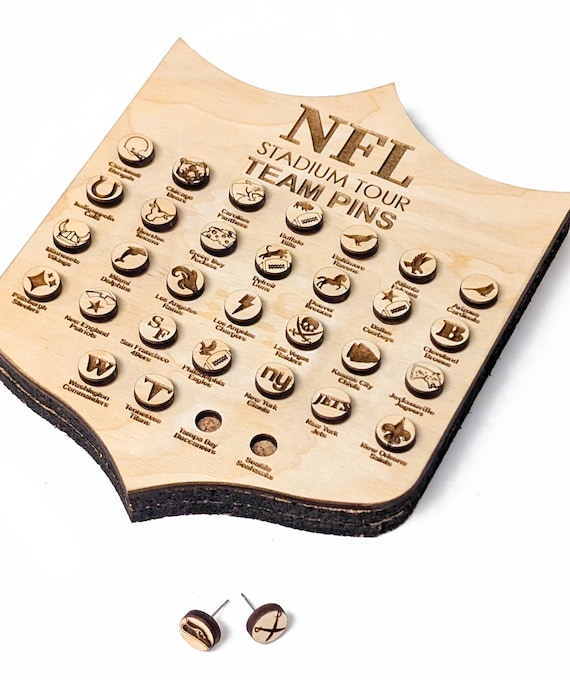 Football Team Pin Set | NFL Team Pins - Etsy