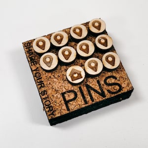 Map Pin Sets - Holz Pins - Pins Reise Karte Zubehör