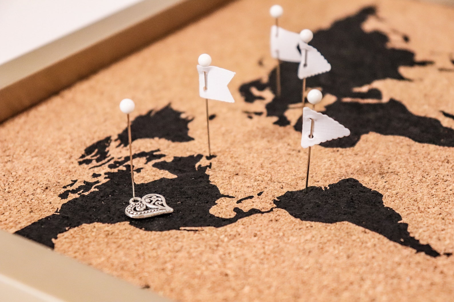 Conquest Maps World Travel Map With Push Pins In 2021 - vrogue.co