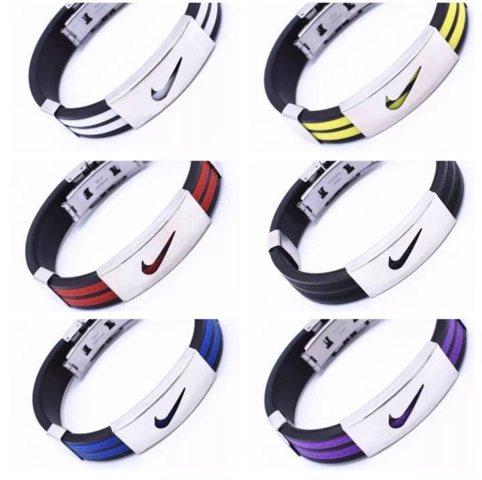 Nike Sport Baller Band Silicone Rubber Bracelet Wristband Cuff Etsy