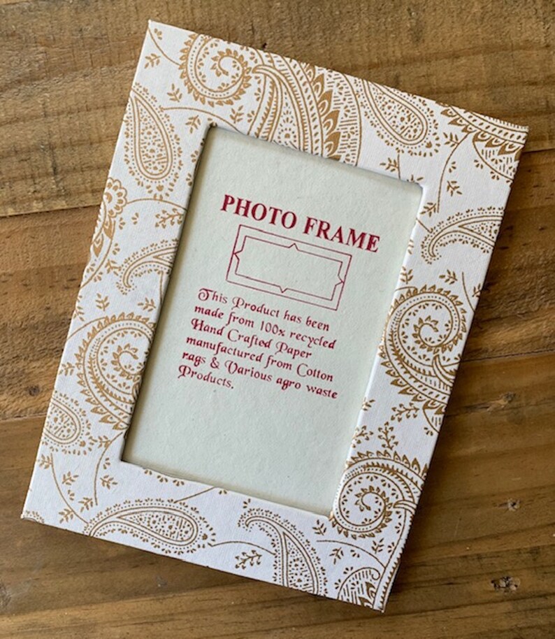 6x8 Inches Handmade Paper Photo Frame//handmade Etsy Ireland
