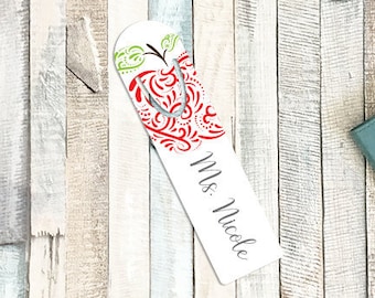 Teacher Appreciation Gift Ideas, Personalized Gift for Teacher, Personalized Bookmark, Personalized Teacher Gift, Metal Bookmark for Books