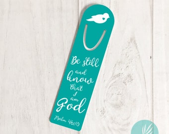 Metal Bookmark Customized Metal Bookmark Bible Verse Bookmark for Bible, Christian Bookmarks, Book Lover Gift for Women, Aluminum Bookmark