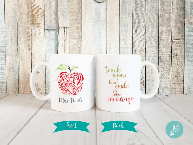 Teacher Appreciation Gift for Teacher Appreciation Week, Personalized Teacher Mug, Teacher Gifts Personalized, Mug for Teacher, Best Teacher image 1