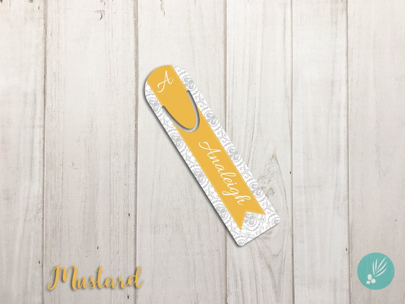 Personalized Bookmark Metal Bookmark Clip, Customizable Bookmark for Mom, Pretty Bookmarks for Women, Personalized Gift for Women Gift Ideas image 4