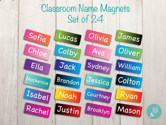 Student clearance name magnets