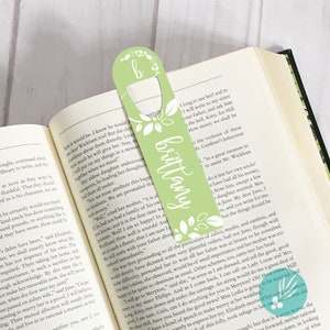 Bookmark Personalized Teacher Gift, Metal Bookmark Mothers Day Gift, Personalized Bookmark for Books, Custom Bookmark, Cute Gift for Friends image 2