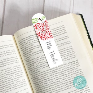 Teacher Appreciation Gift Ideas, Personalized Gift for Teacher, Personalized Bookmark, Personalized Teacher Gift, Metal Bookmark for Books image 2