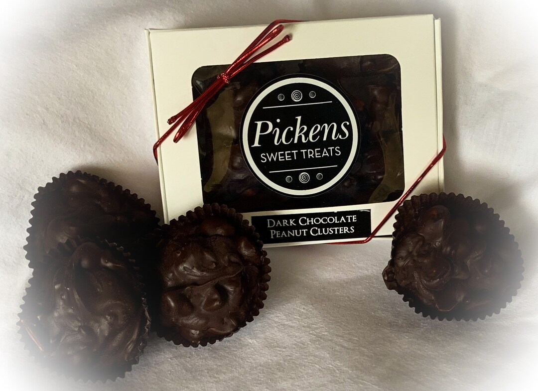 Dark Chocolate Peanut Clusters 1/4 Lb. Etsy