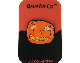 John Carpenter Halloween inspired "Jack-o-Lantern" Soft Enamel Pin