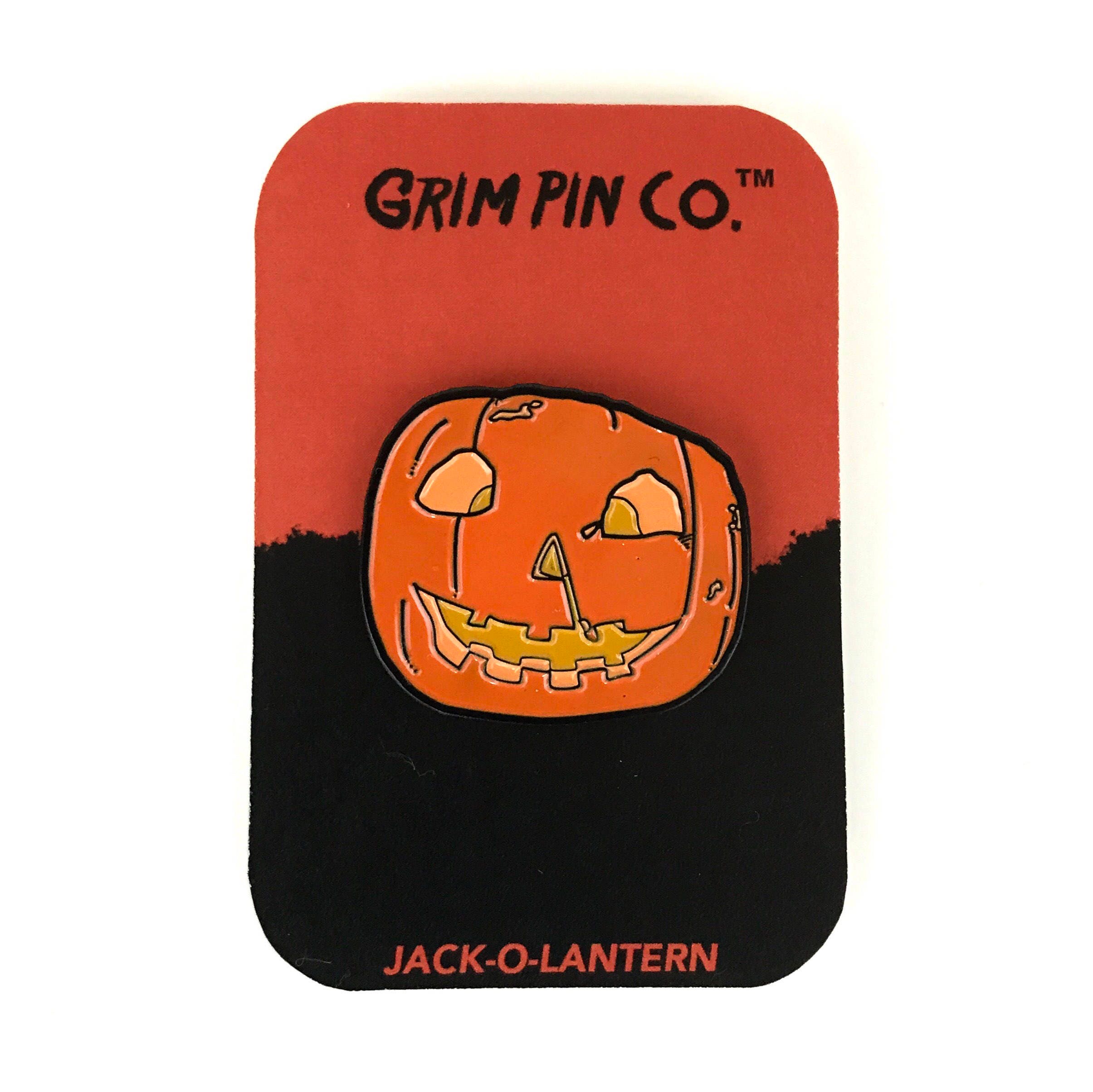 John Carpenter Halloween inspired "Jack-o-Lantern" Soft Enamel Pin