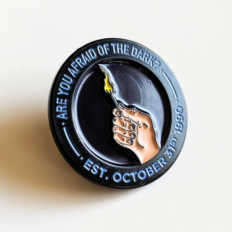 50% OFF Are You Afraid of the Dark Soft Enamel Pin image 3