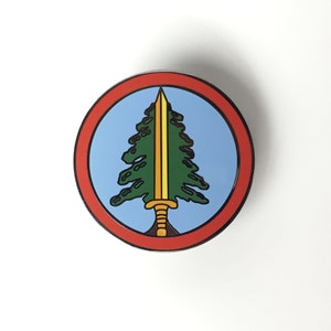 Twin Peaks inspired Bookhouse Boys Hard Enamel Pin image 2