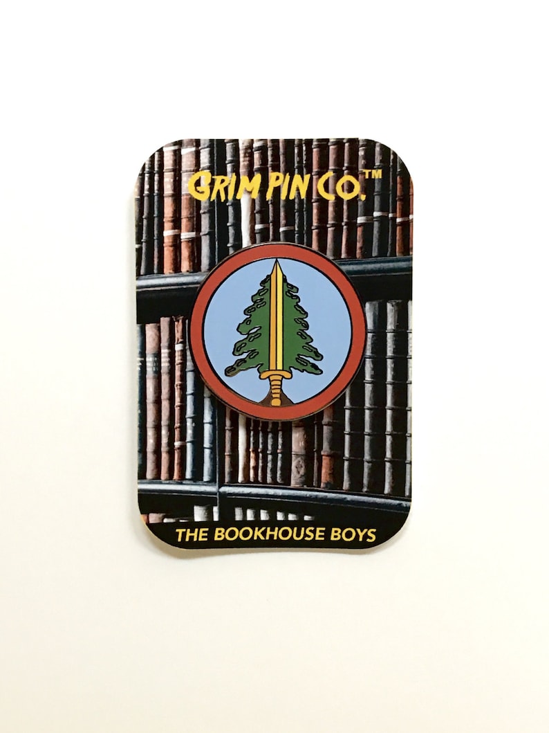 Twin Peaks inspired Bookhouse Boys Hard Enamel Pin image 1