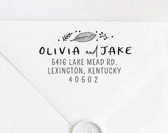 Return Address Stamp, Address Stamp, Custom Address Stamp, Housewarming Gift, Personalized Return Address Stamp, Rubber Stamp 101