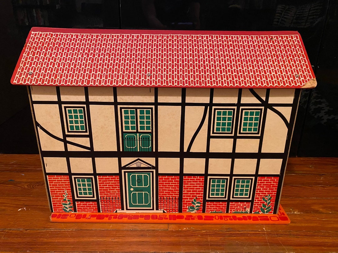 Vintage SIO of Holland Dutch Miniature Dollhouse 1970s Midcentury