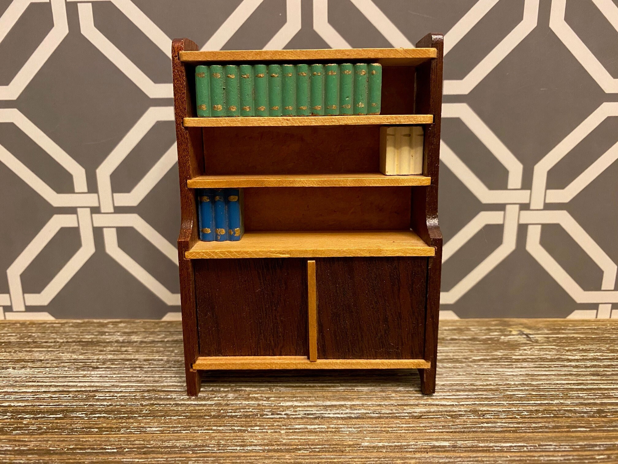 Mid Century Modern Mini Bookshelf