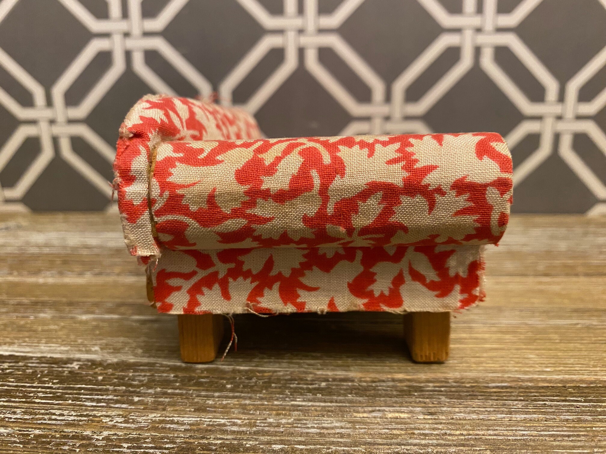 Vintage GERMAN Chaise Lounge Fainting Couch Sofa Dollhouse Etsy