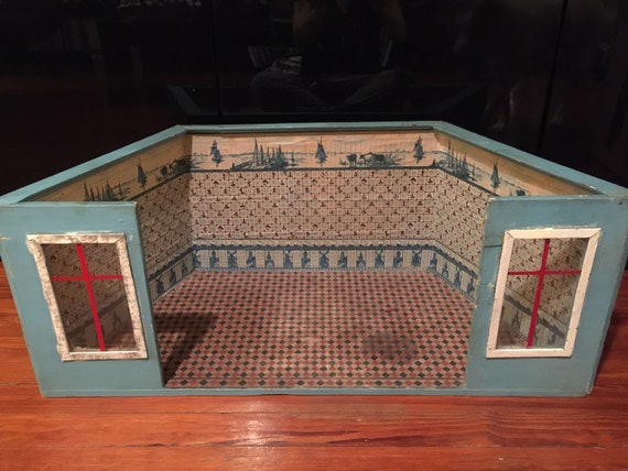 Rare 1880's victorian dollhouse mansion best sale