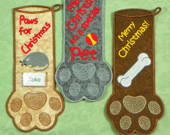 In-The-FSA Hoop Pet Stockings for 6x10 hoop