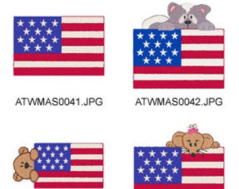 Patriotic-Peekers-2 ( 8 Machine Embroidery Designs from ATW ) XYZ17D