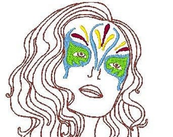 Mardi Gras Spirit ( 10 Machine Embroidery Designs from ATW )