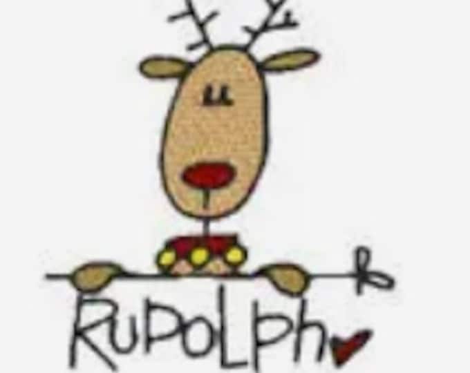Reindeer Names Machine Embroidery Designs