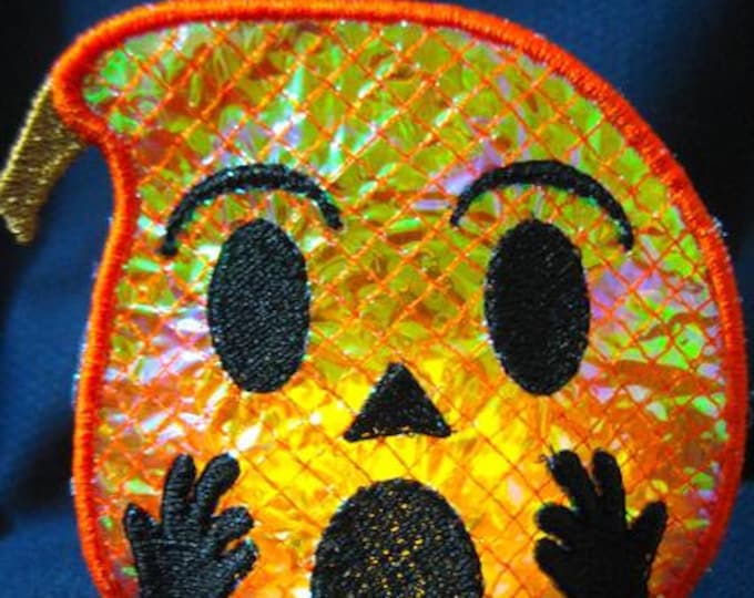 Halloween Mylar Tealights In-The-Hoop   ( 10 Machine Embroidery Designs from ATW )