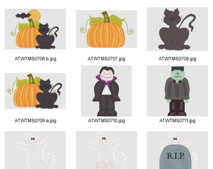 Fall-Friends. ( 14 Machine Embroidery Designs from ATW )