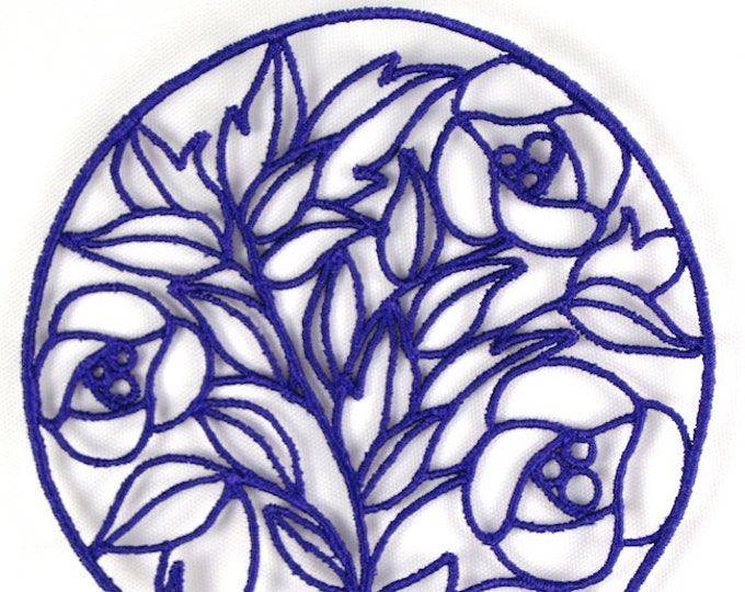 FSL Lace-Coasters   8 Machine Embroidery Designs