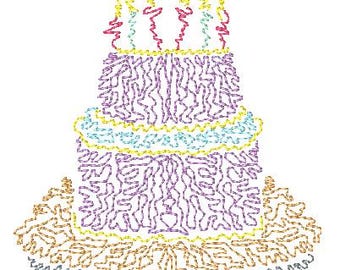 Squiggles Birthday  ( 10 Machine Embroidery Designs from ATW )