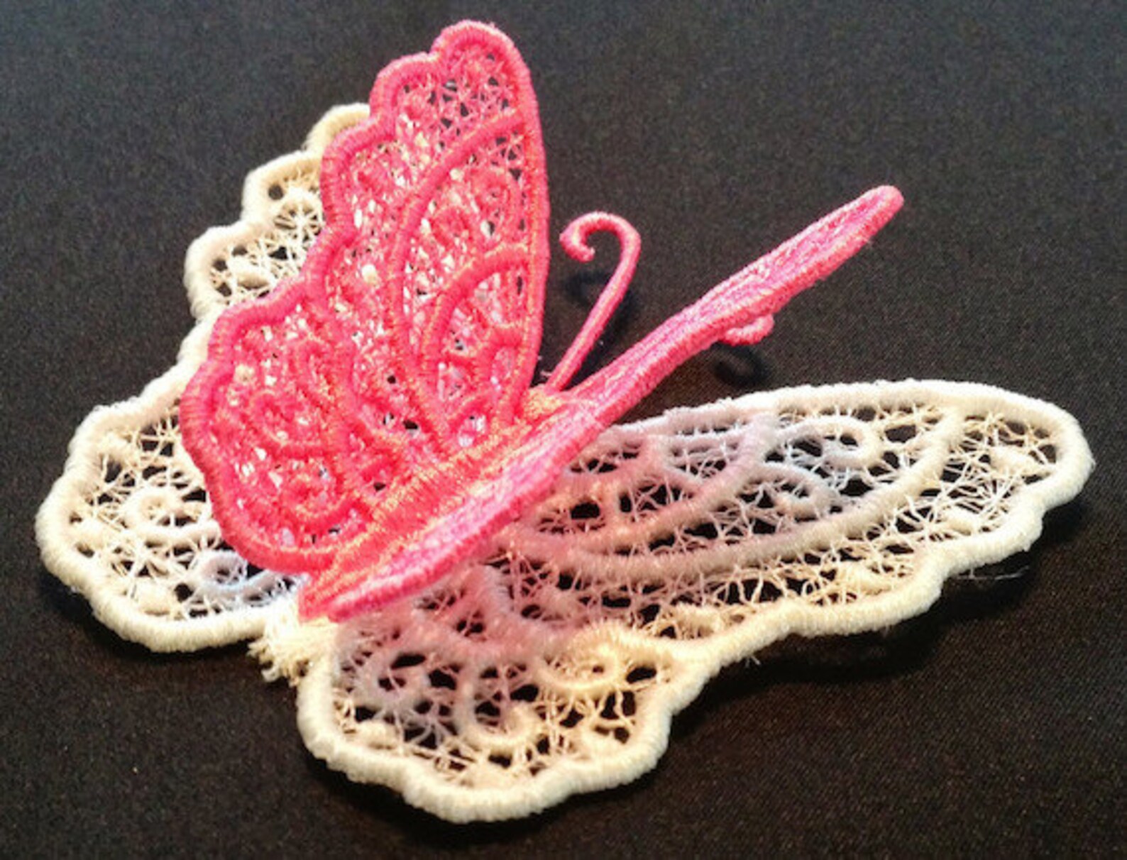 3D FSL Butterflies 12 Machine Embroidery Designs from ATW